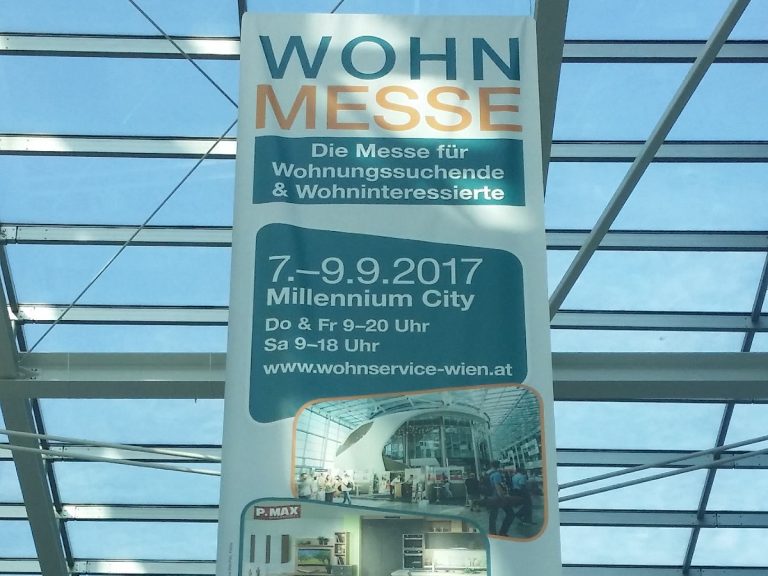 Wohnmesse in Wien, Erstkontakt P.MAX Geschäftsführung